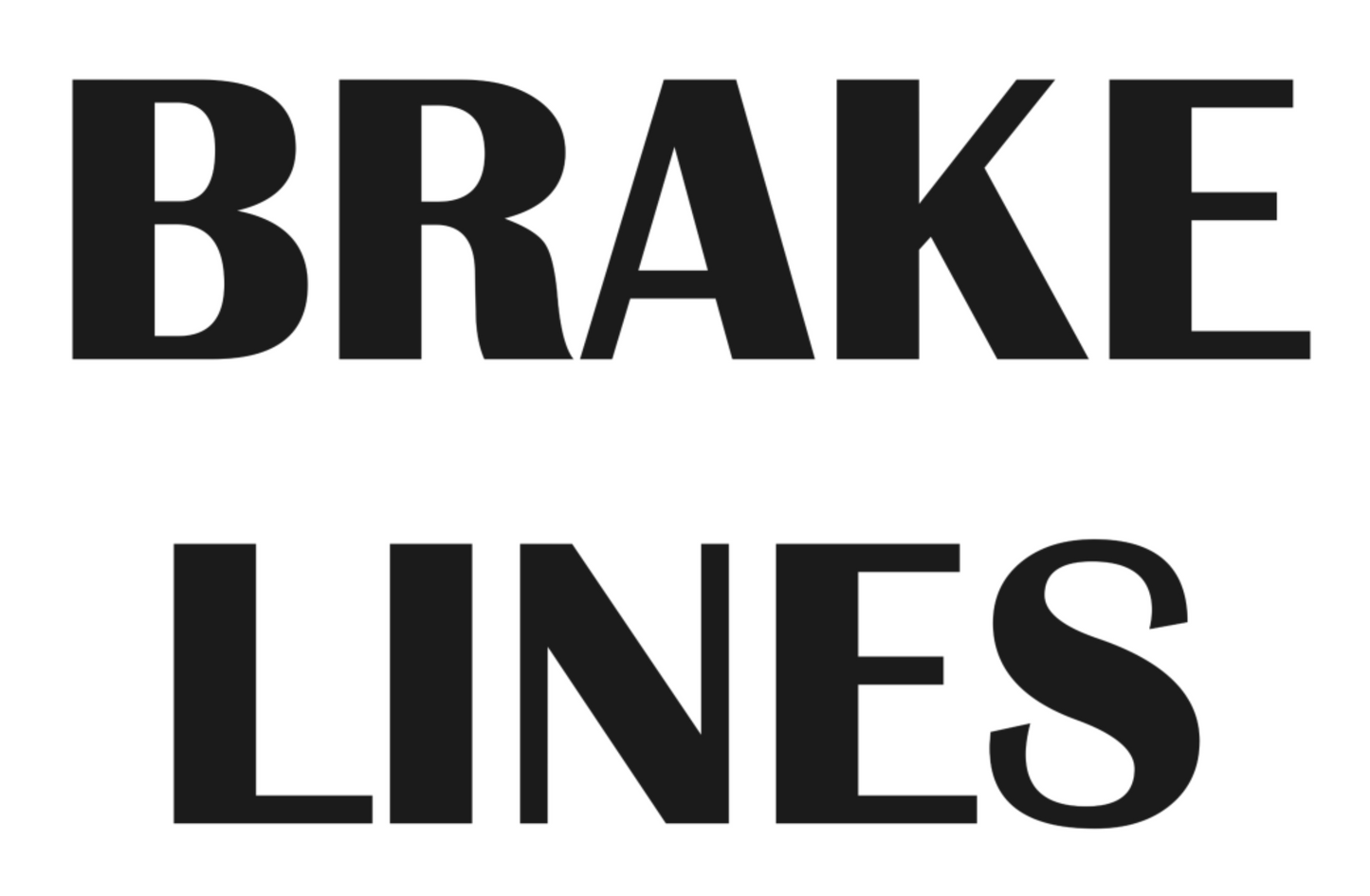Stainless Brake Lines